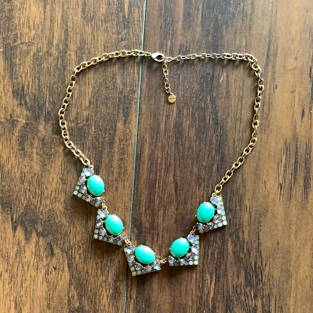Stella and Dot Teal Statement Necklace